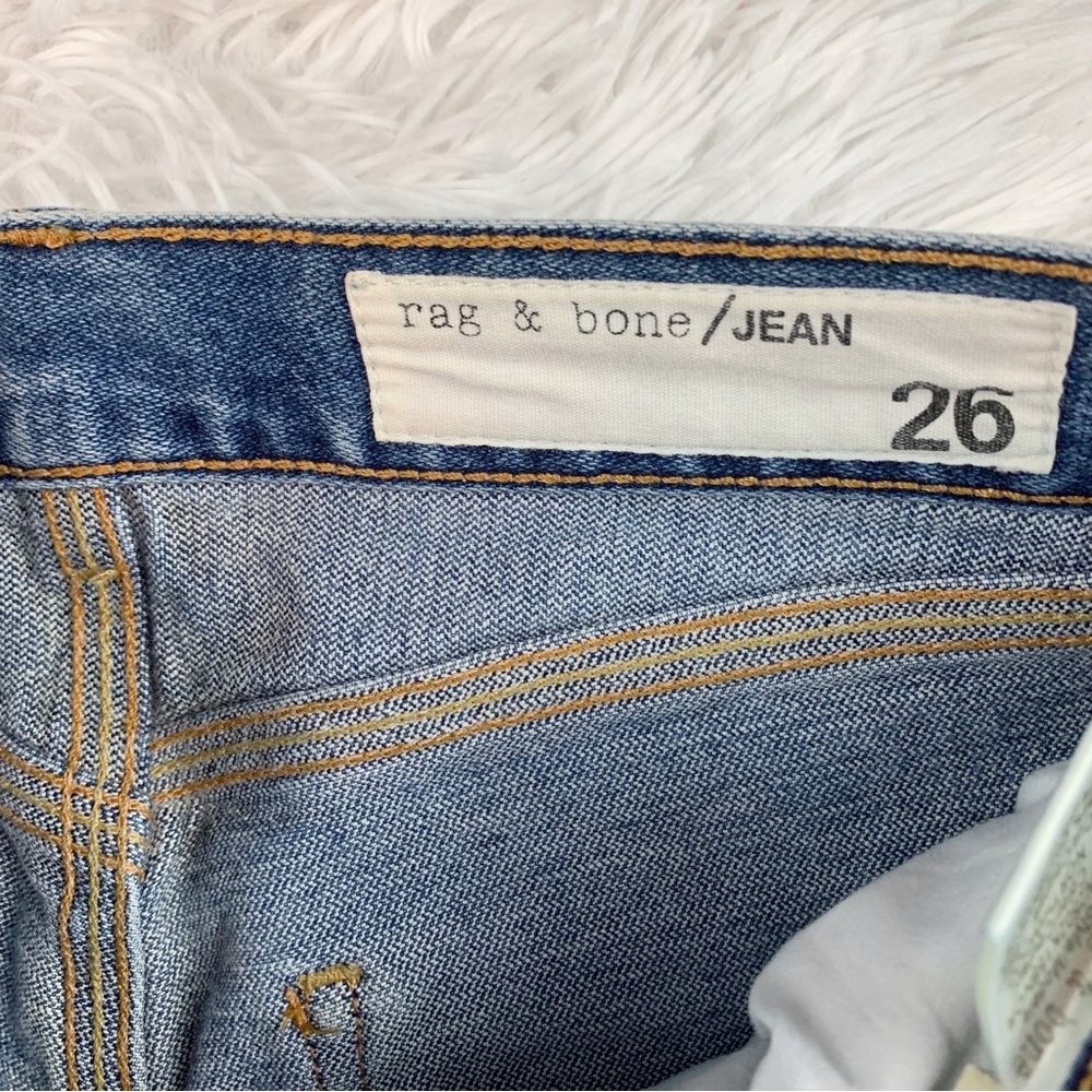 rag‎ & bone Northwood high rise skinny jeans in blue medium wash - Picture 8 of 10